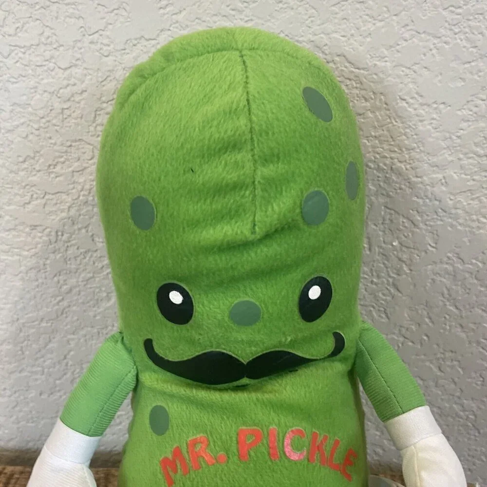 Mr. Pickle w/ Mustache Tennis Shoes Plush Stuffed Animal Toy Fiesta 15”